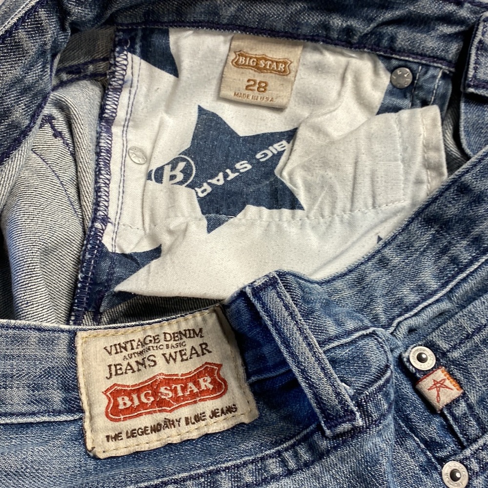 Big Star Rikki women’s jeans 28 P cowgirl cotton inseam of 27 vintage denim - Picture 6 of 10